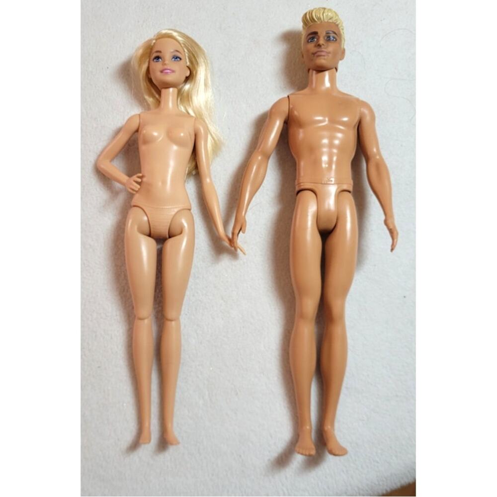 2016 Barbie Millie Face Fashionista Ken Doll Blond Molded Hair Blue Eyes Nude